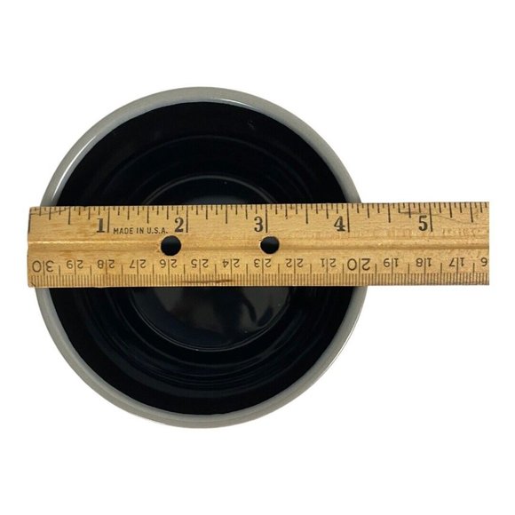 Hello Kitty Christmas Mug Black Interior Candy Canes Cat Bow Star 20 oz. New - Picture 7 of 7